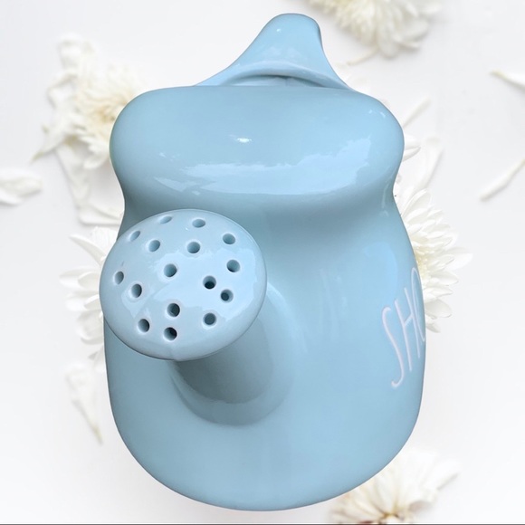 Rae Dunn ceramic SHOWER watering jug. Super cute! - Picture 3 of 4